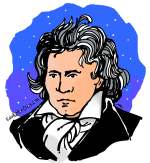Ludwig van Beethoven Clip Art thumbnail