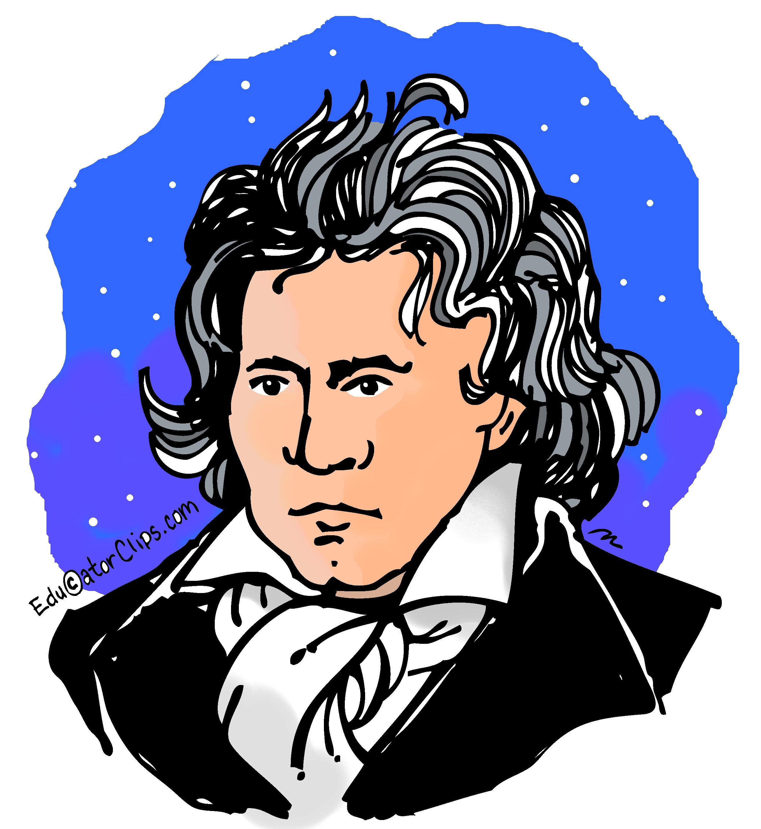 Ludwig van Beethoven Clip Art