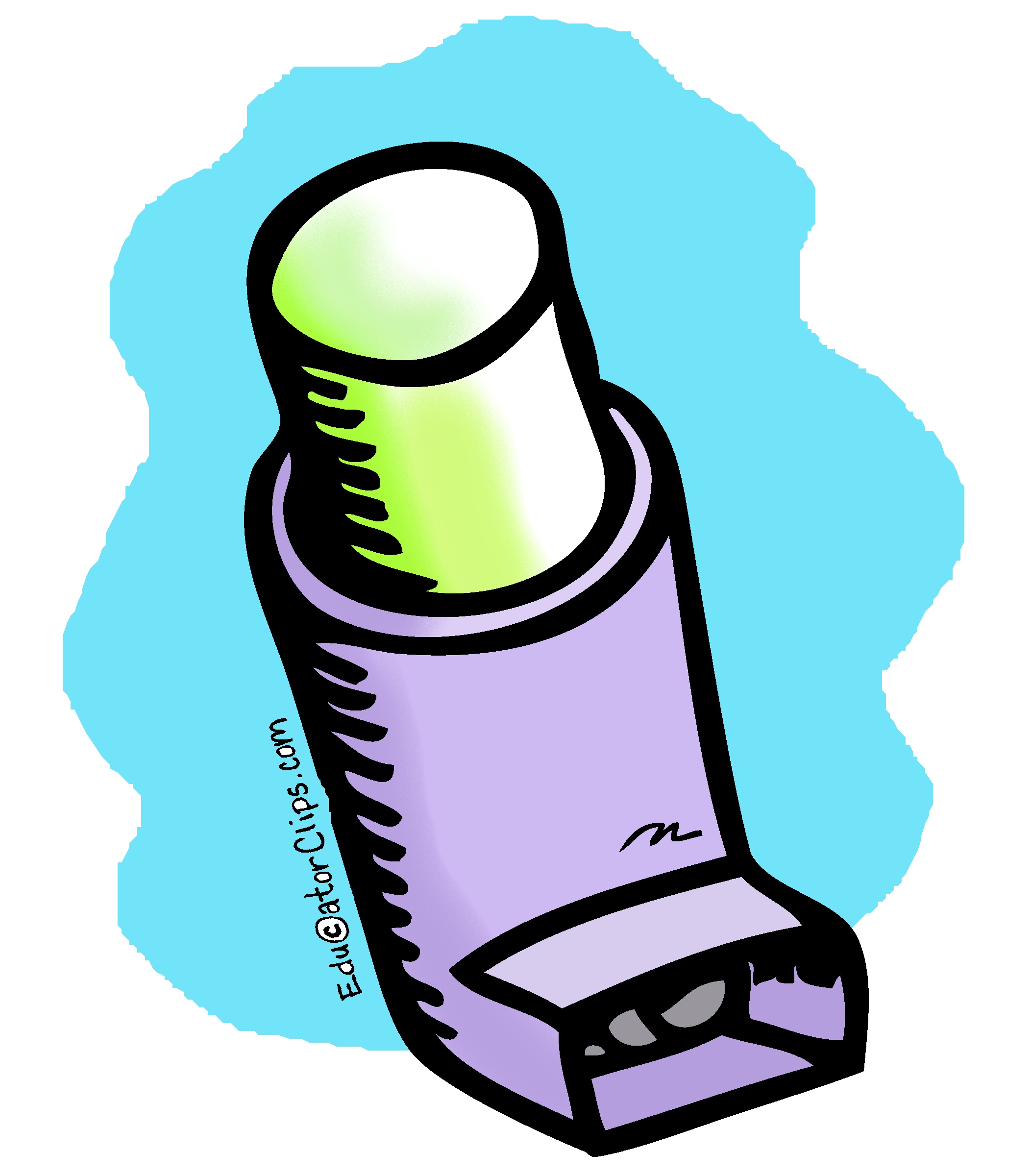 asthma inhaler clip art
