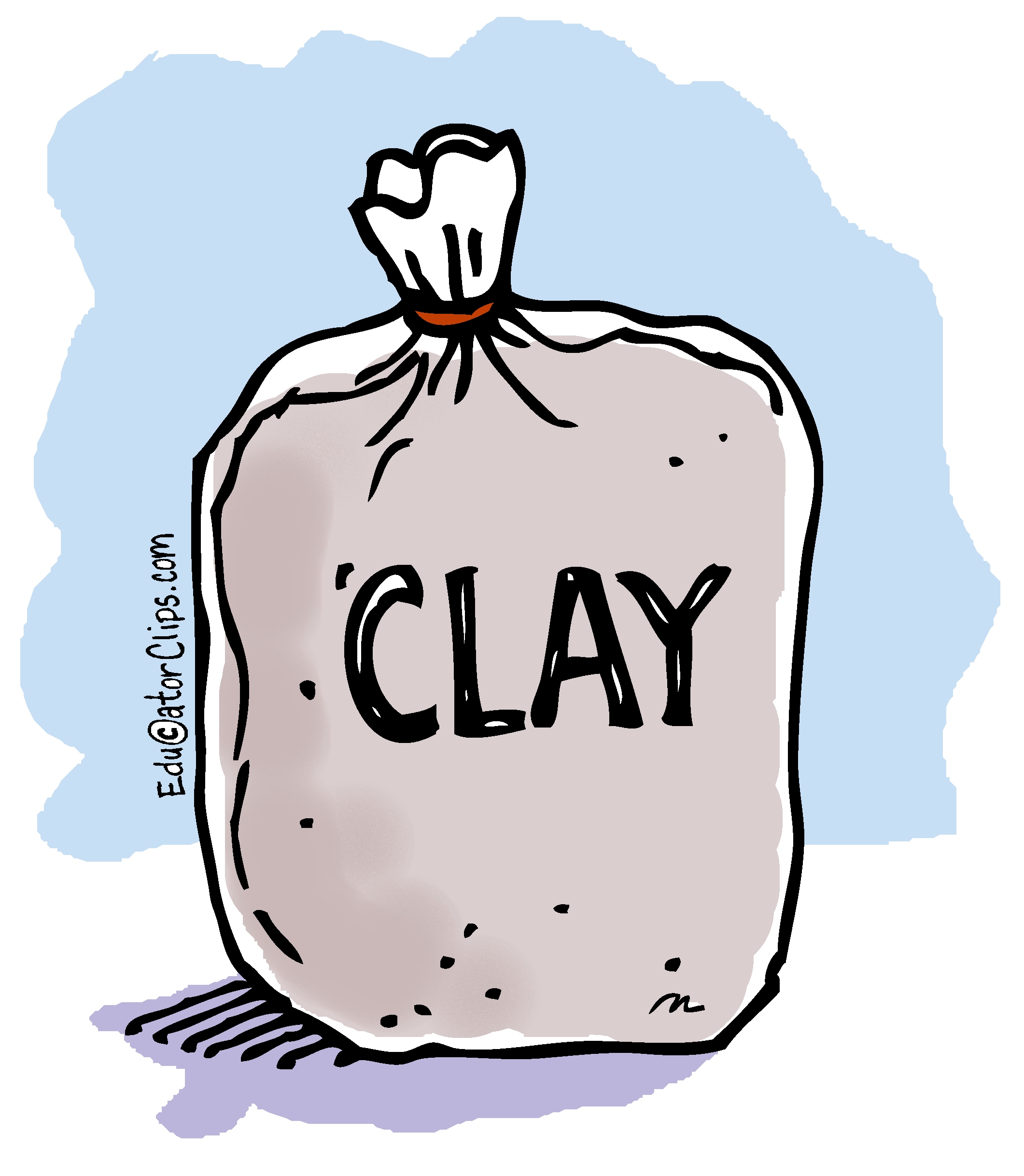 Clay Bag Clip Art