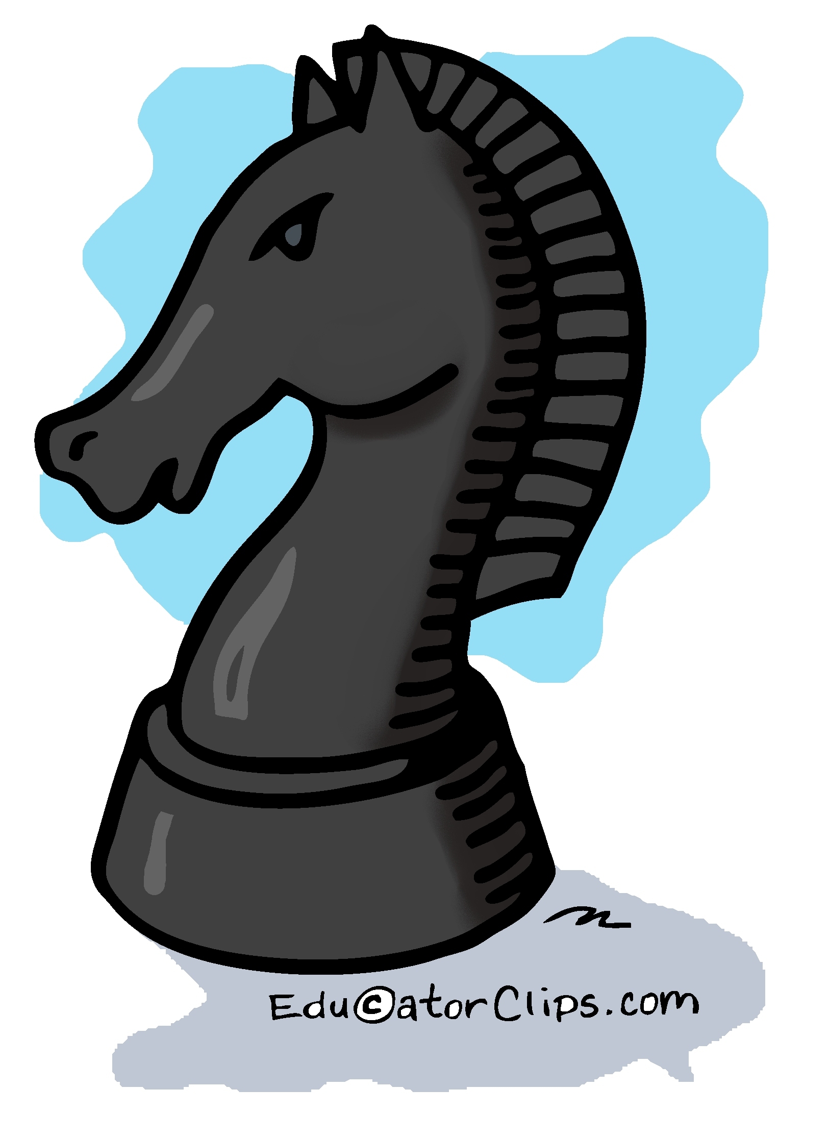 Chess Piece Knight Clip Art