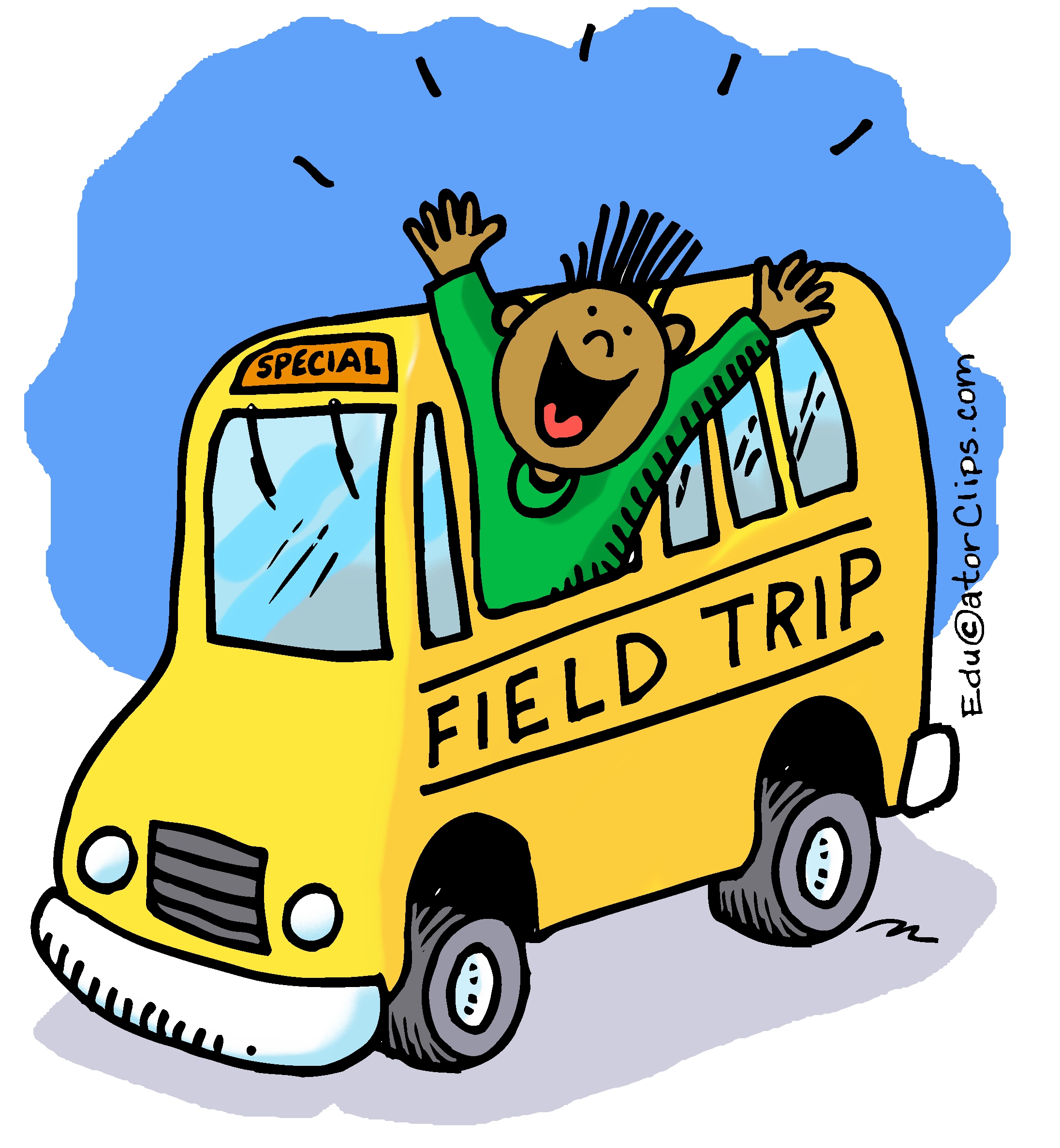 free clip art bus trip