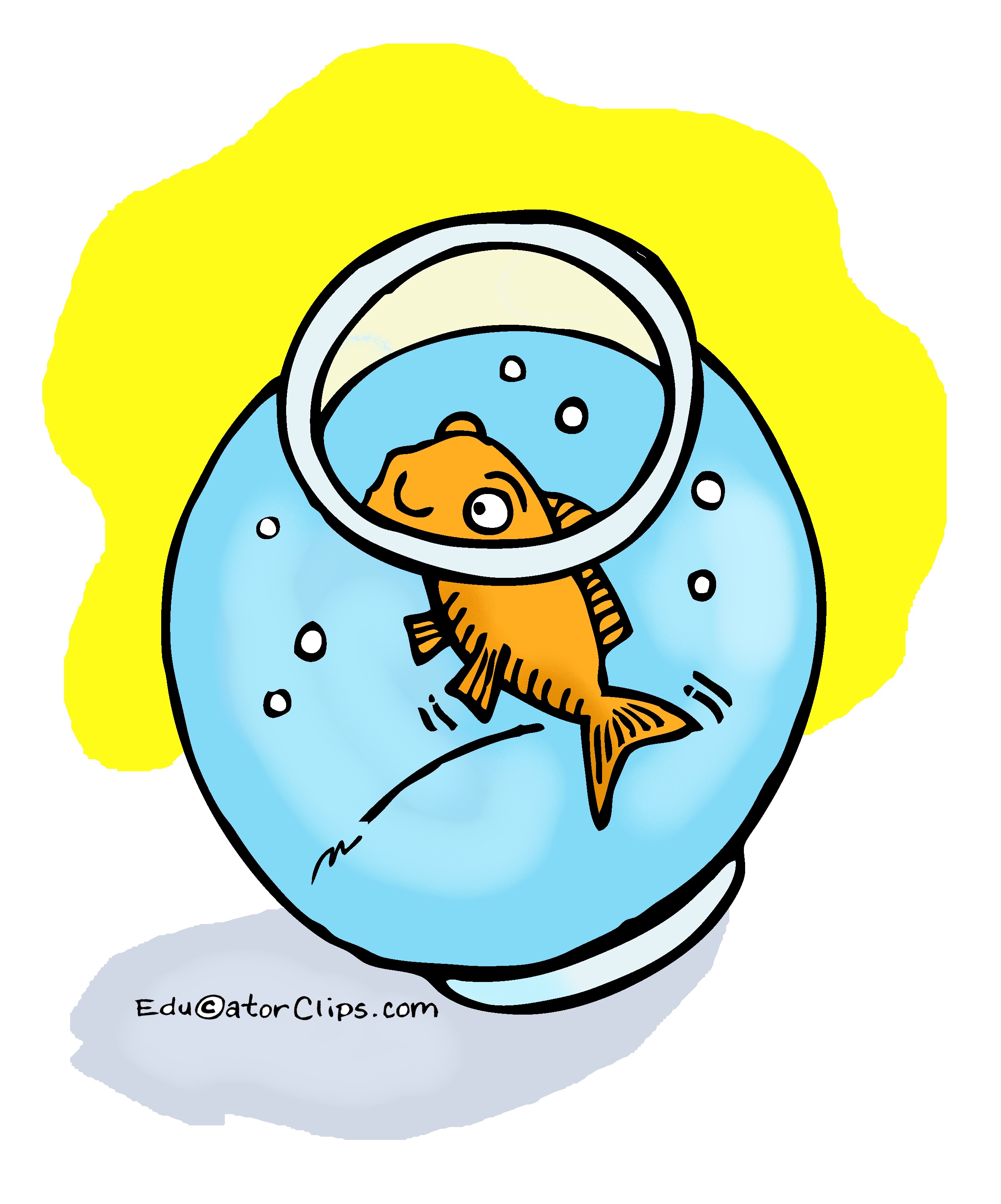 Goldfish Bowl Clip Art