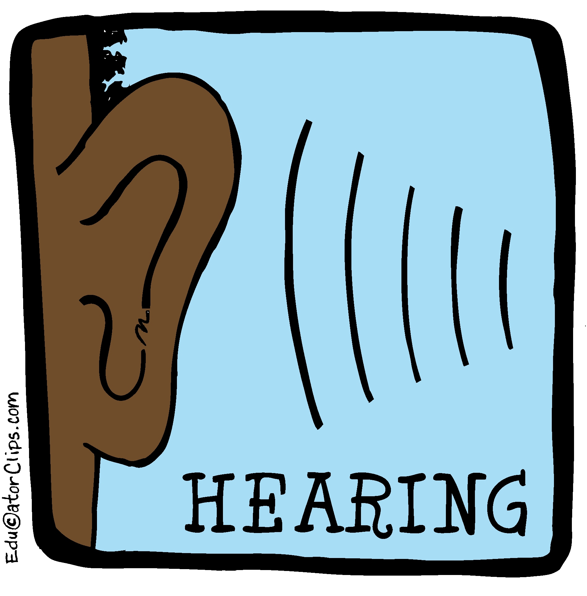 Hearing Clip Art, 5 senses clip art