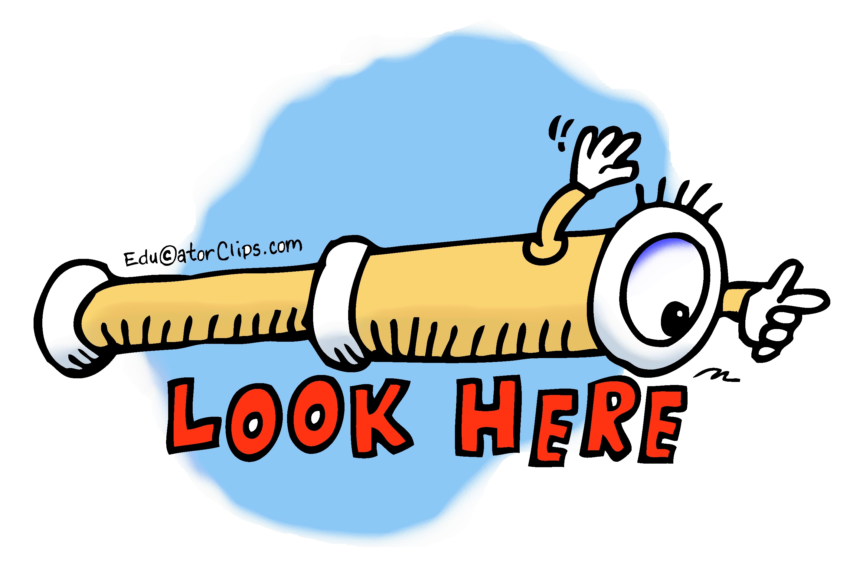 look here clipart