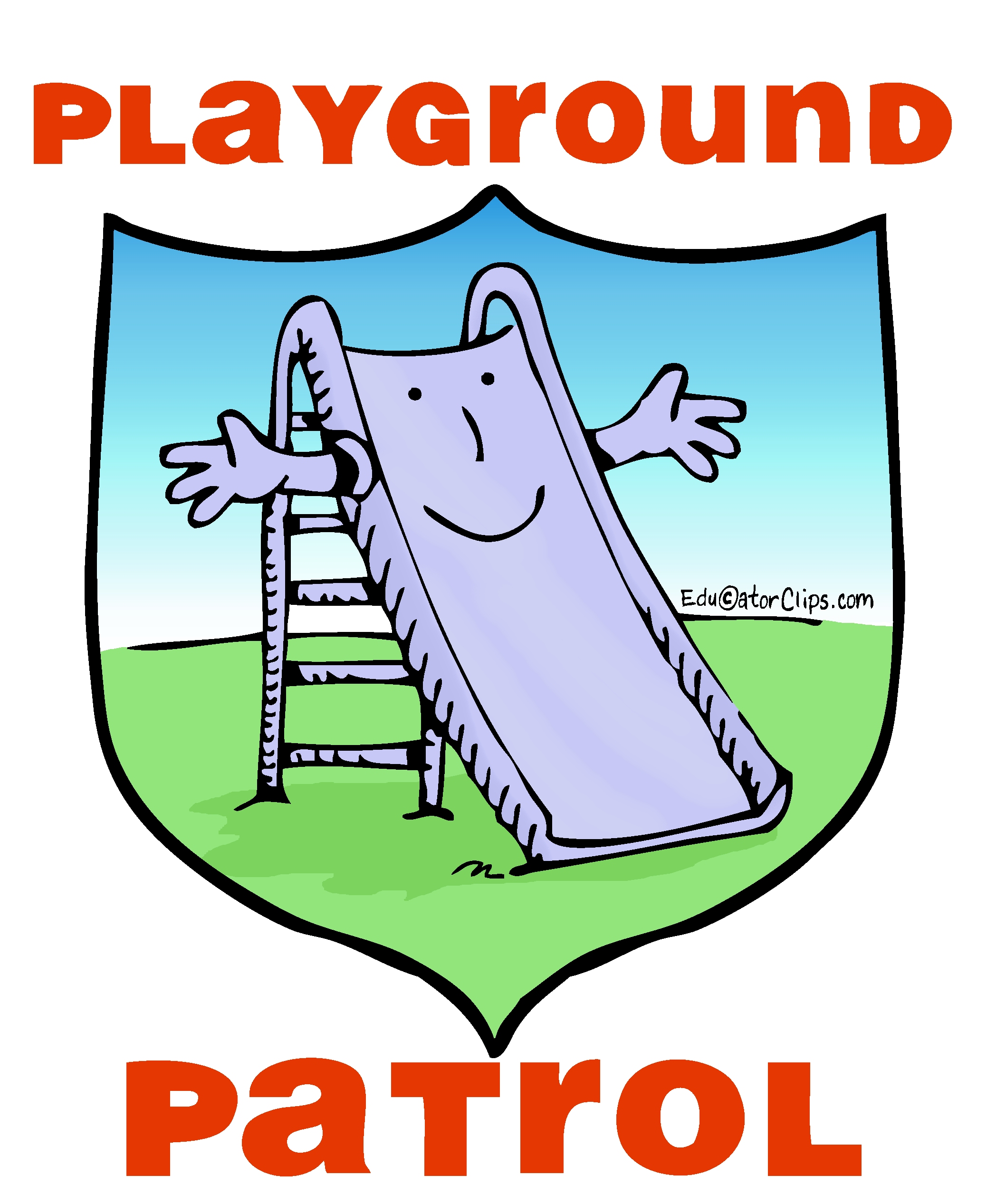 Playground Patrol Logo Clip Art