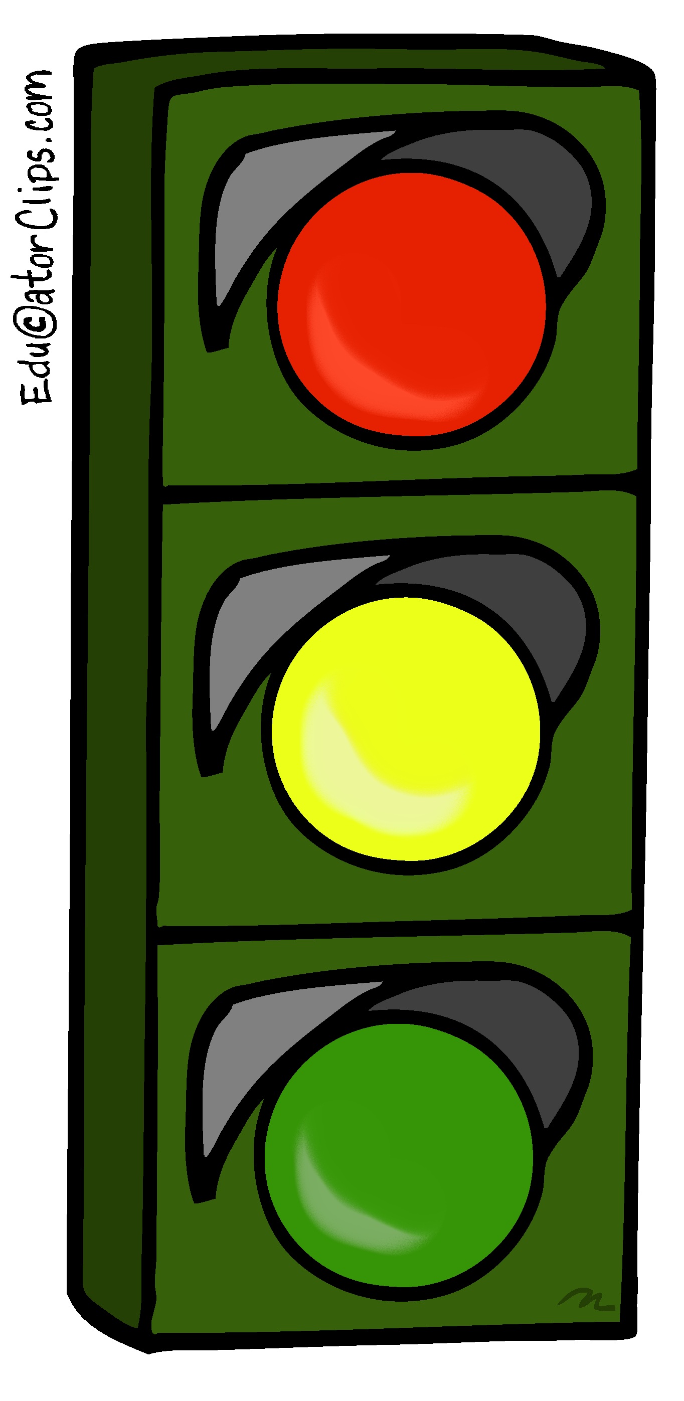 traffic Light Clip Art 1