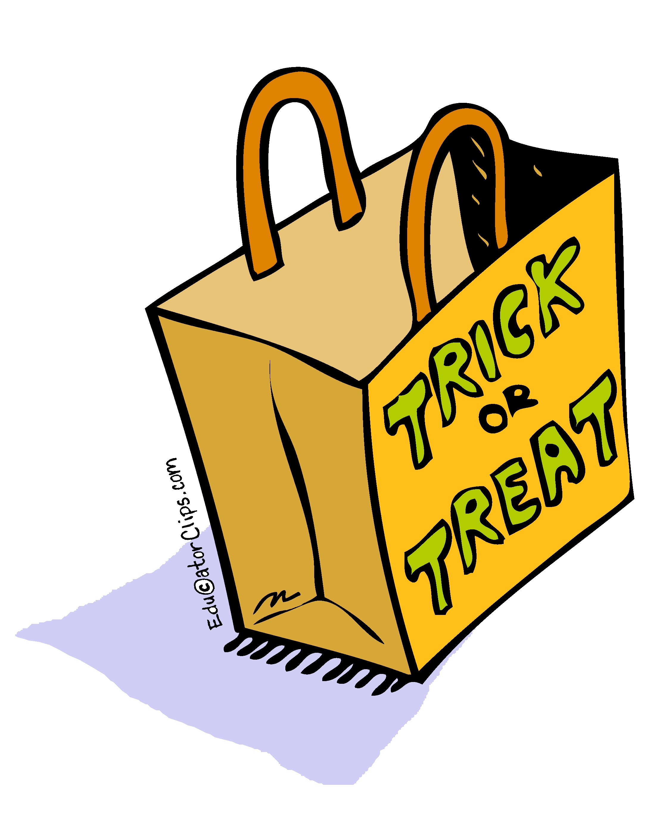 Trick or Treat Bag Clip Art