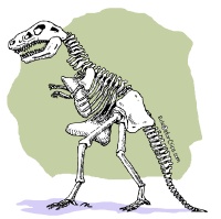 Dinosaur Skeleton Clip Art Link