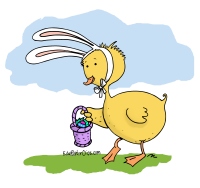 Easter Duckling Clip Art Link Thumbnail