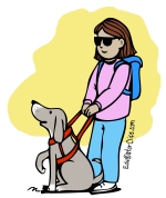 Service Dog and Student Clip Art link thumbnail