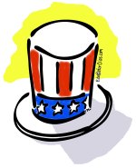 Uncle Sam hat clip art link thumb